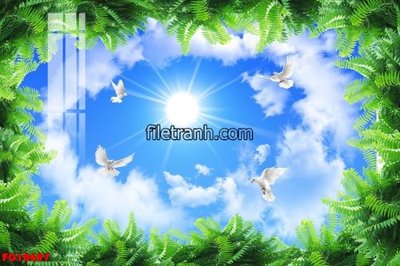 File tranh File in tranh tường hiện đại FG10497 (bản gốc) in lụa 3D