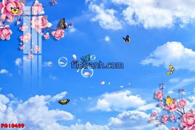 Tải file File in tranh tường hiện đại FG10499 (gốc) chủ đề hoa sen