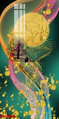 File gốc File in tranh tường hiện đại FG10506 (in lụa) tranh thuận buồm