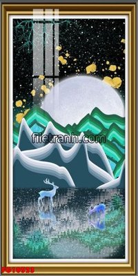 File PSD File in tranh tường hiện đại FG10523 (bản gốc) đã tách nền