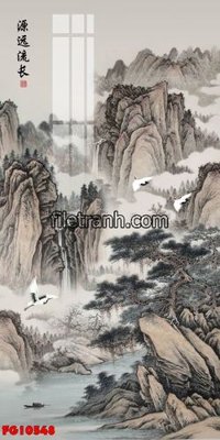 File gốc File in tranh tường hiện đại FG10548 (in tráng gương) nghệ thuật