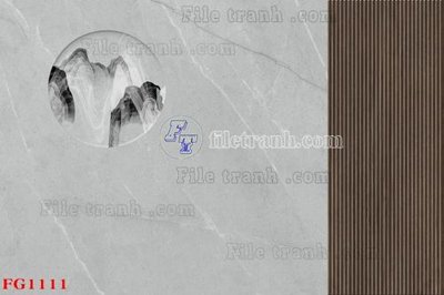 File in trần File in tranh tường hiện đại FG1111 (file gốc) phong thủy