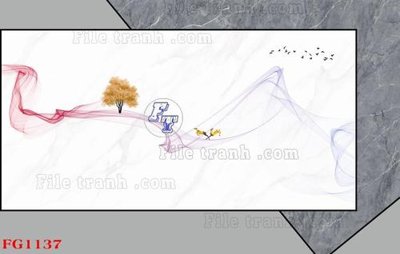 File gốc File in tranh tường hiện đại FG1137 (cho in ấn) độc quyền