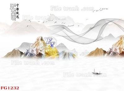Download file File in tranh tường hiện đại FG1232 (chuẩn in) chất lượng cao