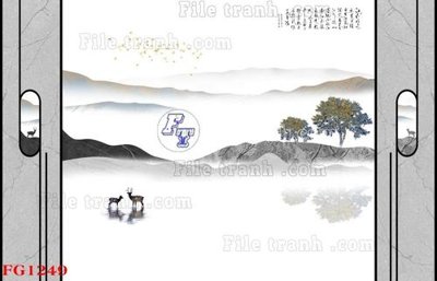 Chi tiết file gốc File in tranh tường hiện đại FG1249 (cho in tráng gương)