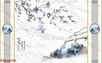 Download file gốc File in tranh tường hiện đại FG1250 (in lụa) nghệ thuật