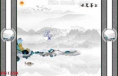 Tải file File in tranh tường hiện đại FG1258 (gốc) in trên mọi chất liệu