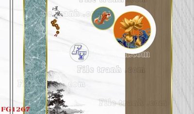 File tranh File in tranh tường hiện đại FG1267 (gốc) in film