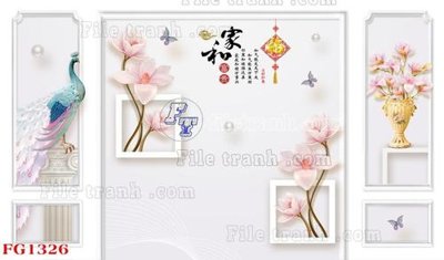 Tải file File in tranh tường hiện đại FG1326 (gốc) làm file in ấn