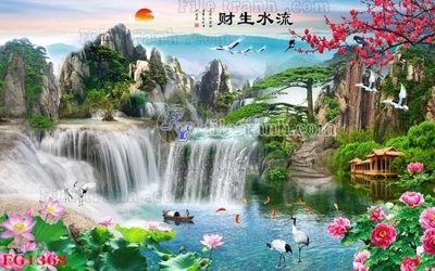 Download file gốc File in tranh tường hiện đại FG1368 (in lụa) hoa lá