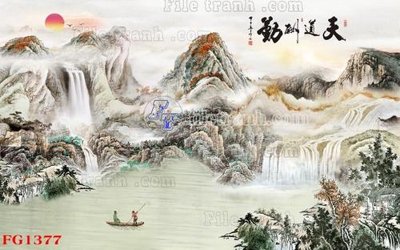 File ảnh File in tranh tường hiện đại FG1377 (gốc) in Hiflex