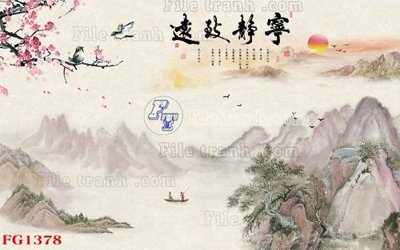 File gốc in ấn File in tranh tường hiện đại FG1378 chuẩn màu CMYK