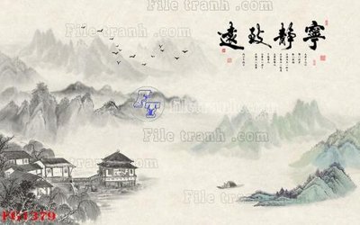 File gốc File in tranh tường hiện đại FG1379 (in mica) cắt laser