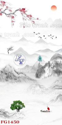 File gốc File in tranh tường hiện đại FG1450 (ảnh chi tiết) để in trần