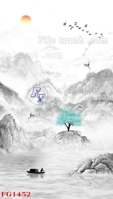 File ảnh gốc File in tranh tường hiện đại FG1452 không vỡ nét