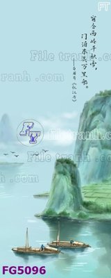 File tranh File in tranh tường hiện đại FG5096 (ảnh gốc) in trần 3D