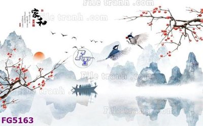 File tranh gốc File in tranh tường hiện đại FG5163 (bản đẹp) độc quyền