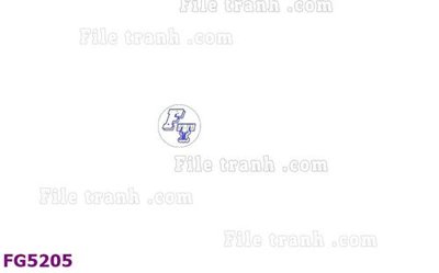 File in ấn File in tranh tường hiện đại FG5205 (bản gốc) chất lượng cao