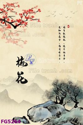 File ảnh File in tranh tường hiện đại FG5264 (gốc) in PP, decal