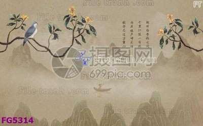 File gốc File in tranh tường hiện đại FG5314 (trang trí) phòng trẻ em