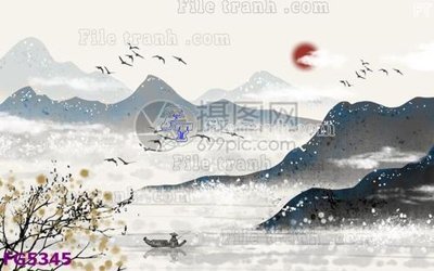 Tải file File in tranh tường hiện đại FG5345 (gốc) làm file tranh quảng cáo