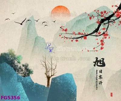 File tranh File in tranh tường hiện đại FG5356 (bản gốc) in canvas