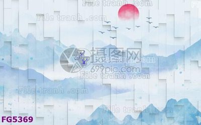 Tải file gốc in lụa File in tranh tường hiện đại FG5369 siêu nét