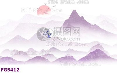 File tranh PSD File in tranh tường hiện đại FG5412 chất lượng cao