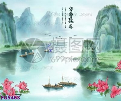 File gốc File in tranh tường hiện đại FG5463 (PNG) trong suốt (transparent)