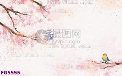 File tranh File in tranh tường hiện đại FG5555 (bản gốc) in lụa 5D