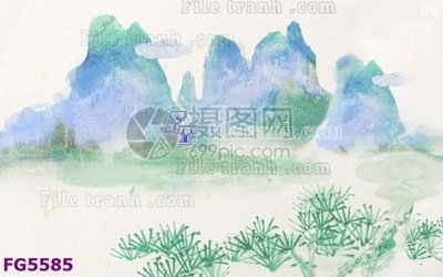 File tranh gốc File in tranh tường hiện đại FG5585 (sắc nét từng chi tiết)