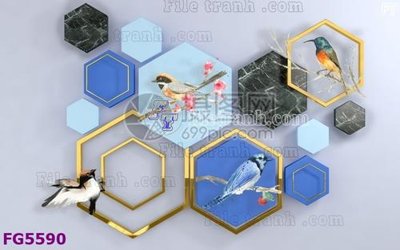 File in ấn cao cấp File in tranh tường hiện đại FG5590 (file gốc)