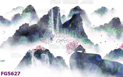 File tranh File in tranh tường hiện đại FG5627 (gốc) in backlit film