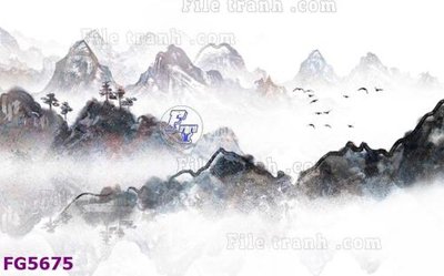 File in ấn cao cấp File in tranh tường hiện đại FG5675 (file gốc)