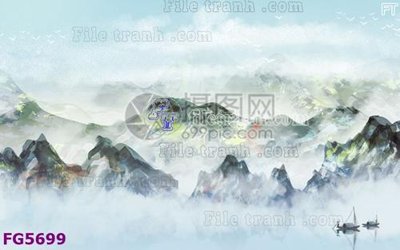 Download file gốc File in tranh tường hiện đại FG5699 (in lụa) nghệ thuật