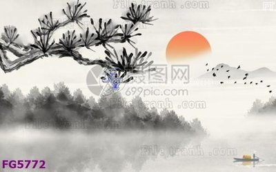 File in trần File in tranh tường hiện đại FG5772 (file gốc) chủ đề vũ trụ