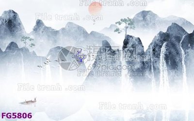 File tranh gốc File in tranh tường hiện đại FG5806 chủ đề hiện đại