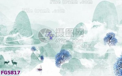 File gốc File in tranh tường hiện đại FG5817 (AI/EPS) cho in ấn