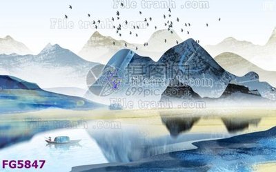 File tranh gốc File in tranh tường hiện đại FG5847 chủ đề hiện đại