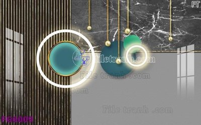 File ảnh File in tranh tường hiện đại FG6009 (gốc) cho trang trí nội thất