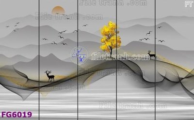 Chi tiết file tranh tráng gương File in tranh tường hiện đại FG6019 (ảnh gốc)