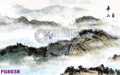 File in trần File in tranh tường hiện đại FG6038 (bản gốc 3D) sống động