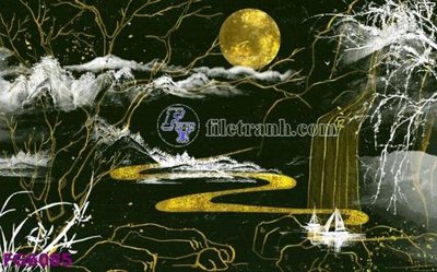 Tải file File in tranh tường hiện đại FG6085 (gốc) chủ đề hoa sen