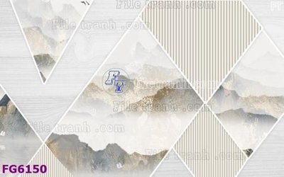 File gốc in ấn File in tranh tường hiện đại FG6150 chất lượng vượt trội