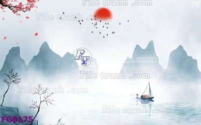 File gốc File in tranh tường hiện đại FG6175 (in mica) làm bảng hiệu