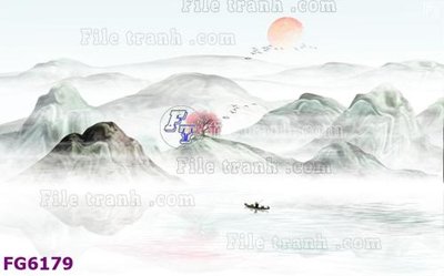 File gốc in ấn File in tranh tường hiện đại FG6179 chất lượng vượt trội