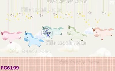 File in ấn File in tranh tường hiện đại FG6199 chuyên nghiệp