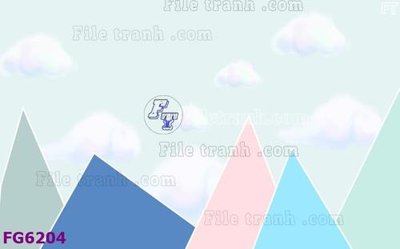 Cung cấp file tranh gốc File in tranh tường hiện đại FG6204 độc quyền