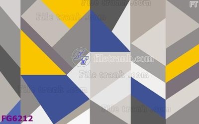 File tranh File in tranh tường hiện đại FG6212 (bản gốc) in lụa 3D