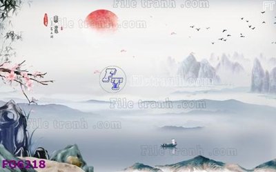 Tải file gốc File in tranh tường hiện đại FG6218 (để in lụa)